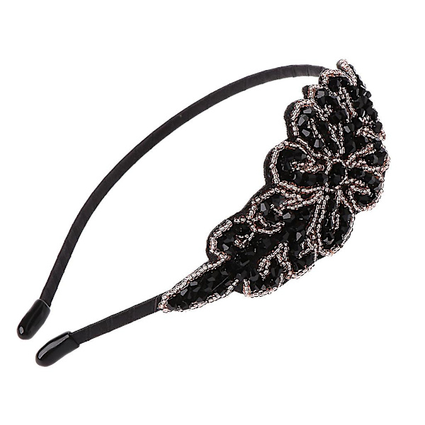 Dame Jente Vintage 1920-talls Inspirert Metall Legering Hodebånd Perlebesatt Flapper Faux Crys