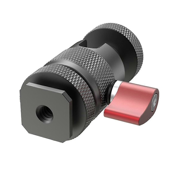 Mini Stativ Kulhuvud Vridbart Kulhuvud 1/4 Tum Avtagbar Blixtskofäste Adapter för DSLR Kamera M