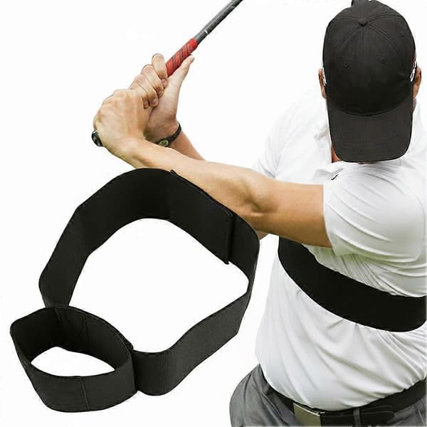 Golfsving Armforbindelsesbånd Nylon Elastisk Golfsving Træningshjælpemiddel