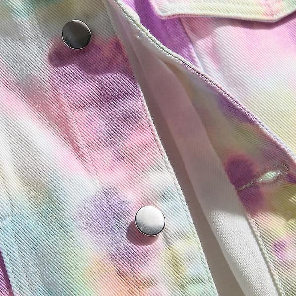 Tie Dye Jeansjacka för Män M