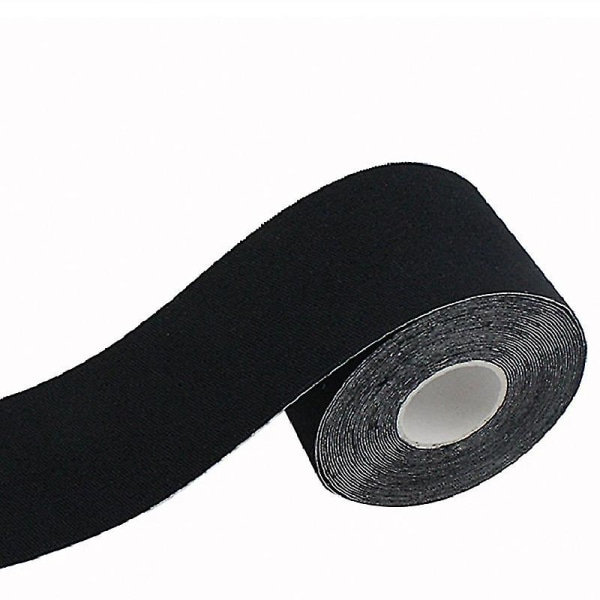 1 Rulla Rintateippi Hengittävä Itsekiinnittyvä Rintateippi Olkaimettomaan Lookiin ja Rintojen Nostoon Black 75cm
