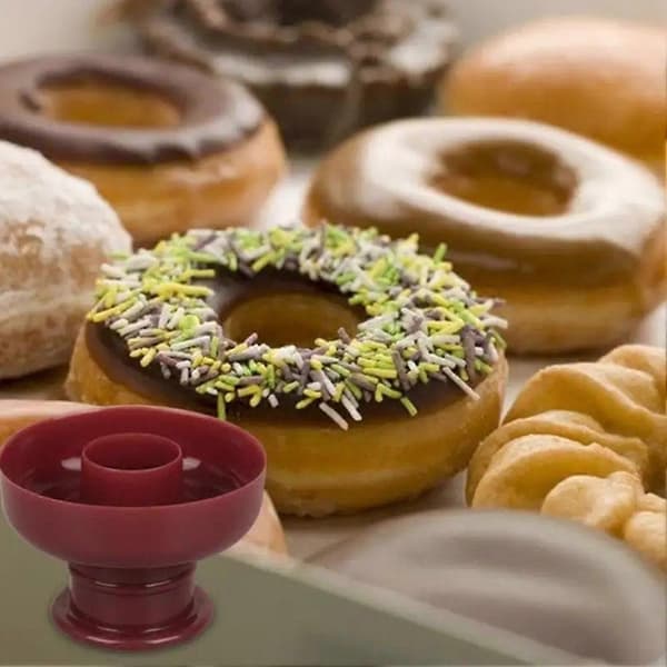 Bage DIY Værktøj Cirkulær Kageform Donut Kageform Cookie Press Form round
