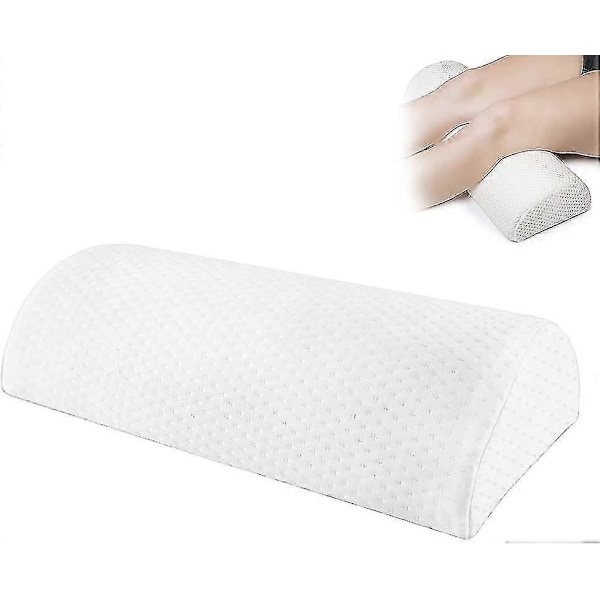 Måneformet Pude, Halvcylindrisk Fodstøtte, Memory Foam Fodstøtte