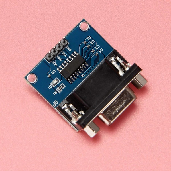 MAX3232 RS232 Seriel Port Til TTL Konverter Modul DB9 Stik M/ 4 Jumper Kabler