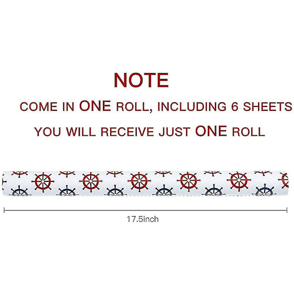 Presentpapper Ark Jul Kraftpapper 1 Rulle Innehåller 8