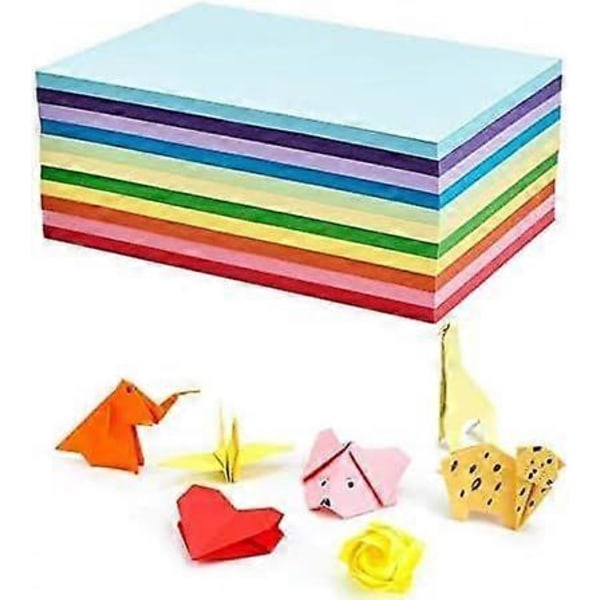 Farget kartong A4 100 ark kartongpapir 230 g/m² - Mer moro med hobby og dekorering - Skisse- og skjære papir - 20 assorterte farger