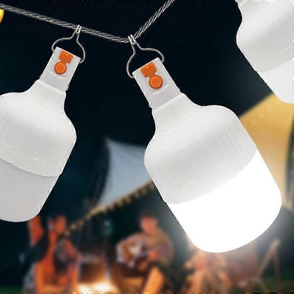 USB-ladepære Utendørs Nattmarked Bodlys Husholdningsstrømbrudd LED Nødlys 200w-120mm