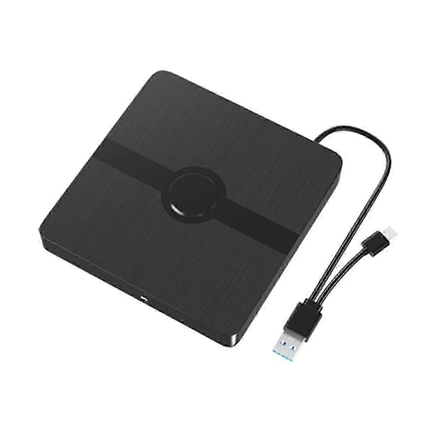 Extern USB 3.0 Portabel DVD-enhet CD/DVD-brännare Spelare Läsare för Laptop Dator