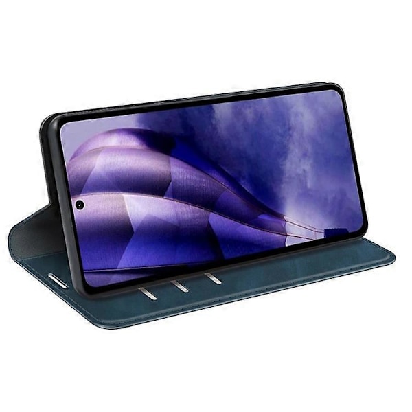 Kompatibelt Skal för HMD Skyline Fodral Plånboksfodral i Läder med Hudkänsla Blue