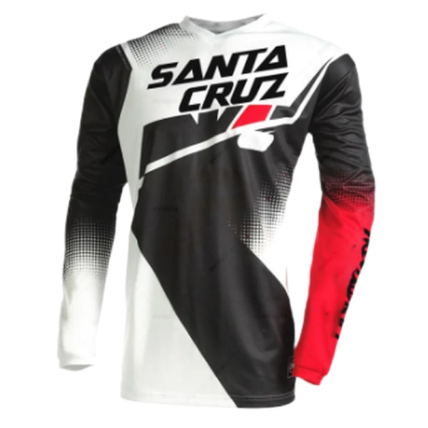 FOX sommar utomhus cykelkläder rund hals långärmad snabbtorkande andningsbar T-shirt style 4 XXXL