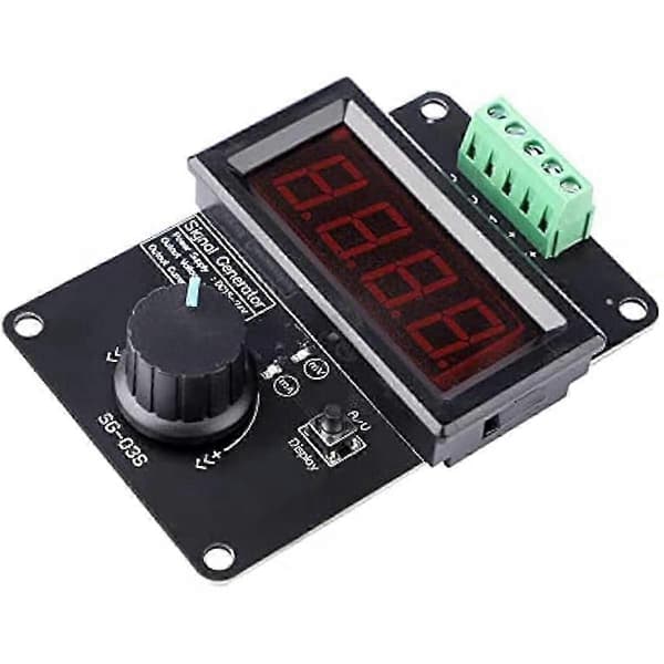 2 Justerbar Signalgenerator, DC0-10V 4-20mA Strömspänning Analog Simulator För Värdejustering PLC Panel LED-testning