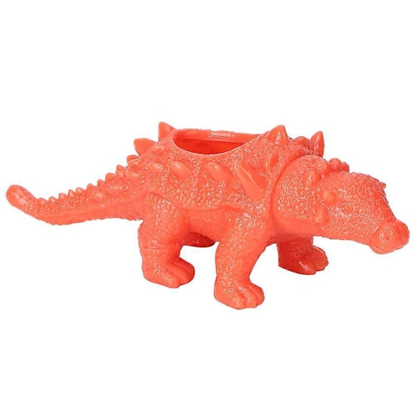 Farverig PVC Simulation Ankylosaurus Planteblomsterpotte Sukkulent Planteblomsterkrukke Hjemmekontorindretning
