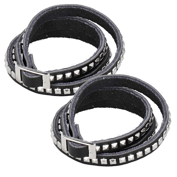 2st Justerbart Nitar Armband Multilager Stilfullt Handledslind Dekoration för Fester Dejter