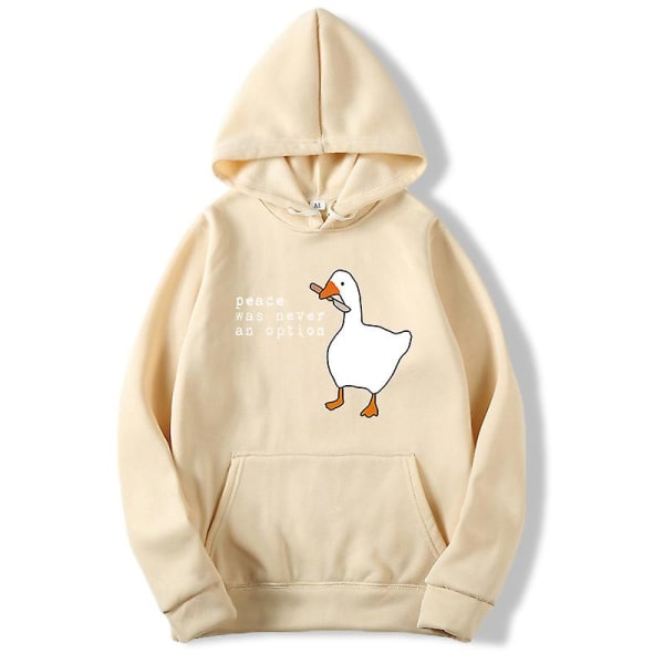Peace Was Never An Option Hanhipusero Unisex Huppari Miehille Naisille Collegepaidat