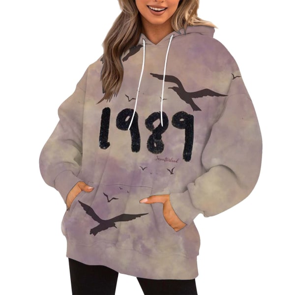 Taylor Swift sanger Taylor Swift tilbehør 3D-printet hettegenser trendy for både menn og kvinner 4XL