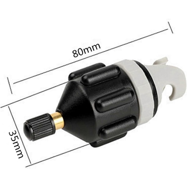 Kajak Adapter, Kajak Pumpe Adapter Oppustelig Mundstykke Ventil Adapter Oppustelig Kajak Luftpumpe Konv
