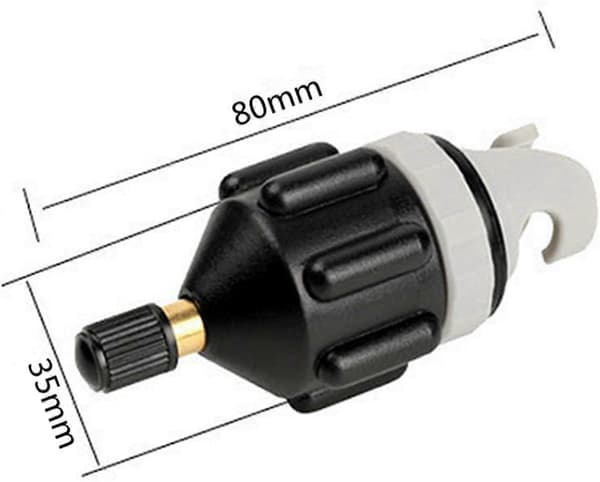 Kajakadapter, Kajakpumpadapter Uppblåsbar Munstycksventiladapter Uppblåsbar Kajak Luftpump Conv