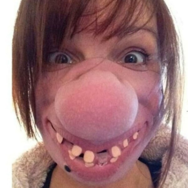 Kreativ Voksen Klovn Latex Cosplay Rekvisitter Humoristisk Elastisk Bånd Halv Ansikt Party Morsom Halloween Horror Maske style 5