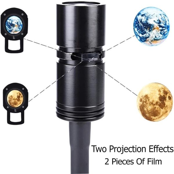 Månlampa Earth Planet Projector 360° roterbar