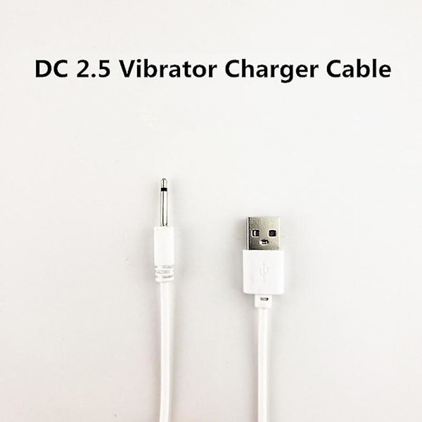 USB DC 2.5 Vibrator Opladerkabel Ledning Til Genopladelige Voksenlegetøj Vibratorer