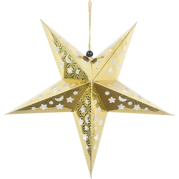 45cm Joulutähti Paperinen Joulukoristeet Tähdet 3D Advent Star Diy Koristeellinen joulukuusiriipus joulukuusenkoristeisiin Juhliin riippuva joulukuu