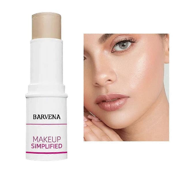 Contour Stick - 4-i-1 Mat Finish 12H Hold Multi-Anvendelse til Rejsende Kvinder Light Ivory