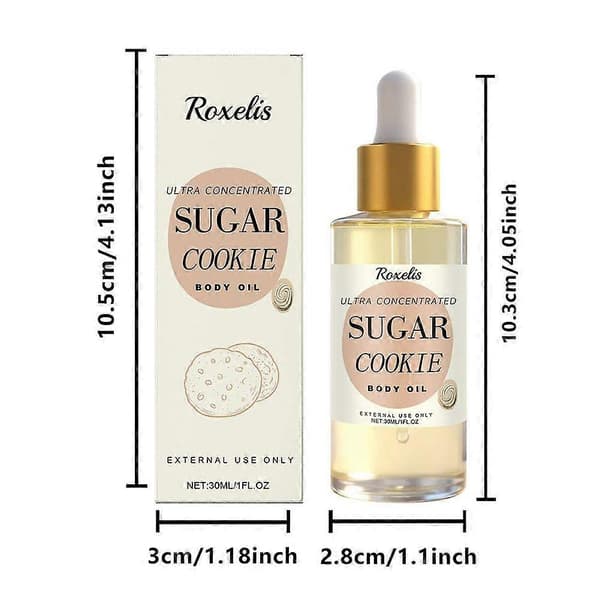 Sugar Cookie Kroppsolja 30ml Doftolja för torr hud