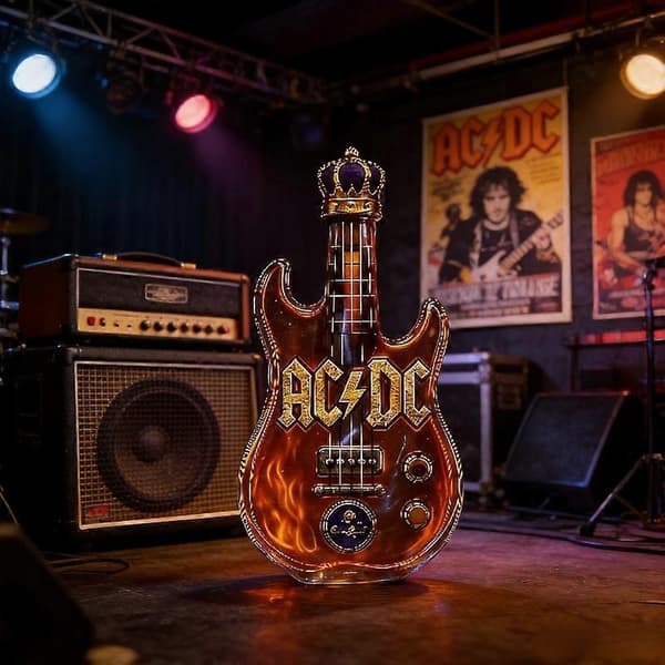 300 ml elektrisk gitarrformad whiskydispenser – kreativ rockbandssamlarbarutrustning för heminredning och present