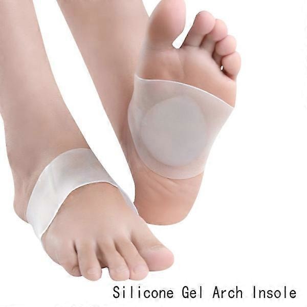 Silikon Gel Innersula för Fotmassage Valvstöd