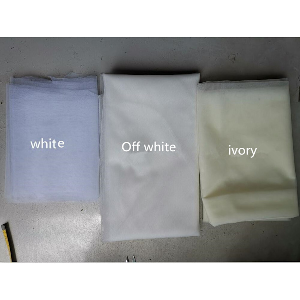 Bröllopsklänning Brudklänning Glittrande Pärla Paljett Spets Katedral Bröllop Håraccessoarer Slöja off-white 350cm