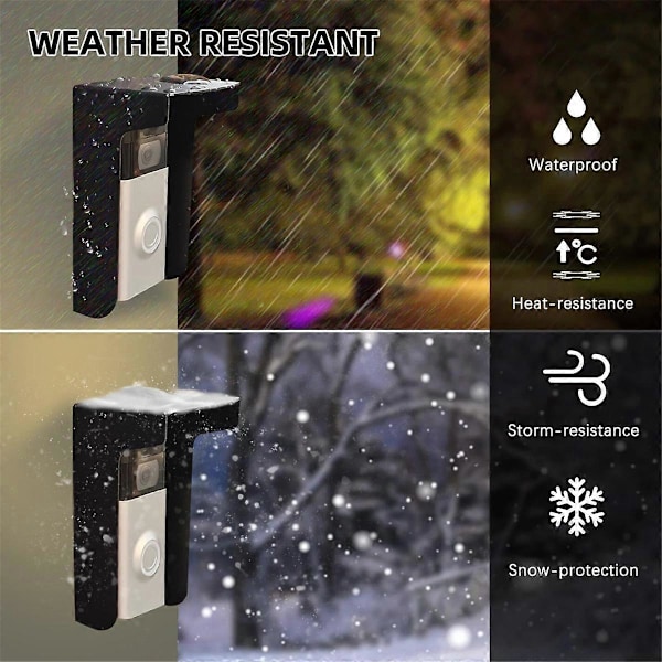 Dørklokke Regnslag Ring Dørklokke Anti-Glare Cover