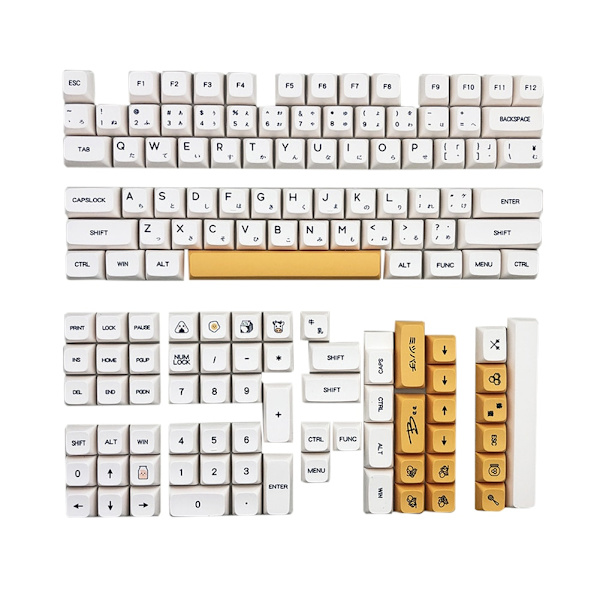 PBT-tangenter, sublimering, datortillbehör B-Ru