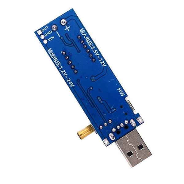 DC-DC 5V til 3.5V / 12V USB / Nedtrappende Strømforsyningsmodul Justerbar Boost Converter Ut DC 1.2V-24V