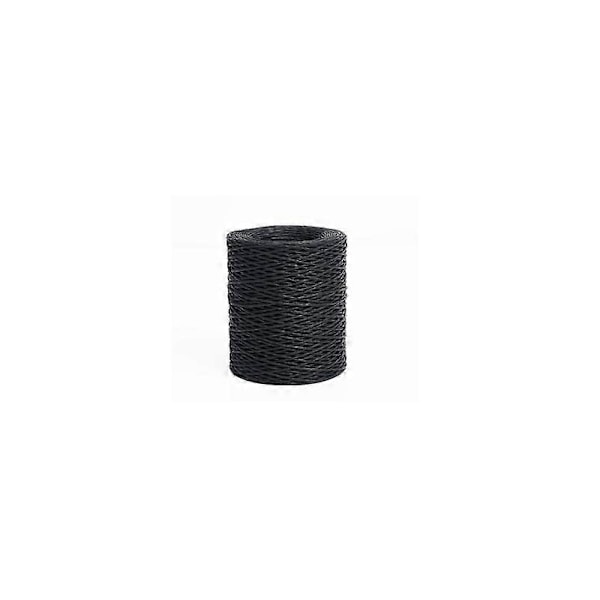 200M Raffia Papir Snor Papir Garn Raffia Bånd til Jul, Gaveindpakning, Håndværksdekoration Sort