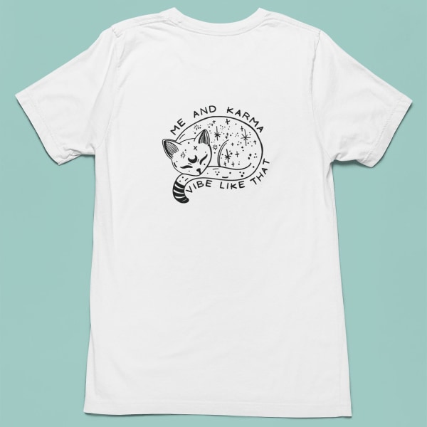 Taylor Swift - Karma Is A Cat - T-skjorte L