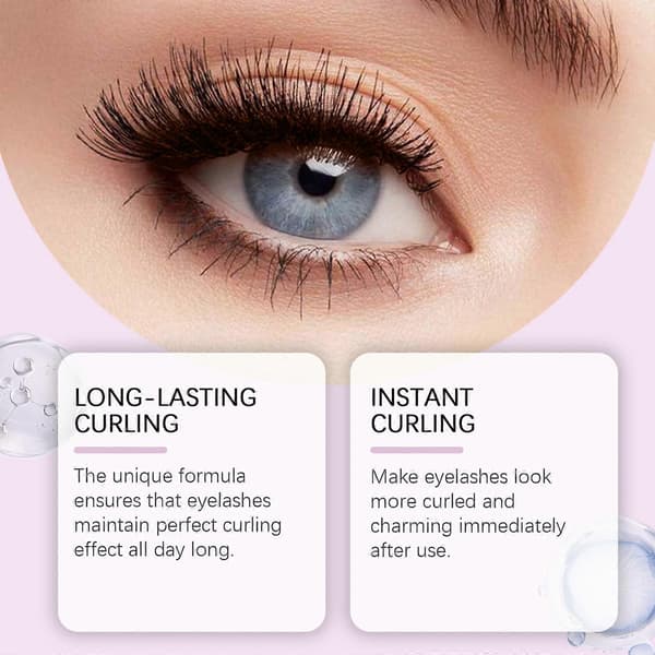 Mascara är en långvarig, festcharmig ögonmakeup och fixerande mascara 3pcs