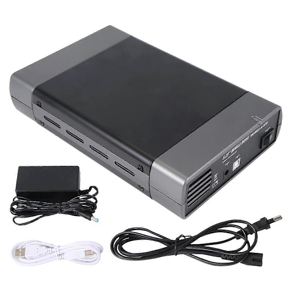 5.25 tum USB 2.0 SATA Externt Optisk Enhet Chassi Box Adapter för XP för PC EU-kontakt
