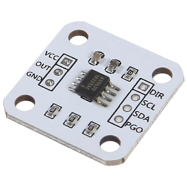 4st AS5600 Magnetisk Encoder Magnetisk Induktionsvinkelmätningssensor Modul 12Bit Hög Precision