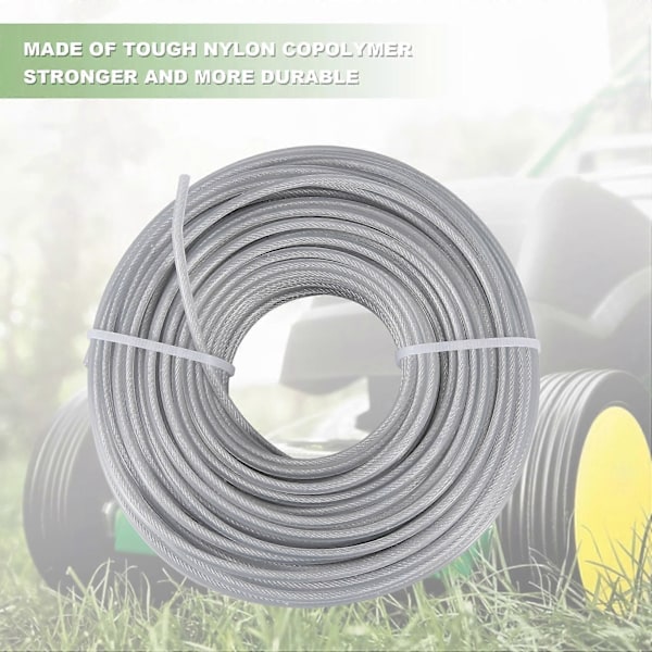 41M Gressklipper Wire Klippetau Nylon Gressklippertau Hode Klippelinje Klippemaskin Tilbehør