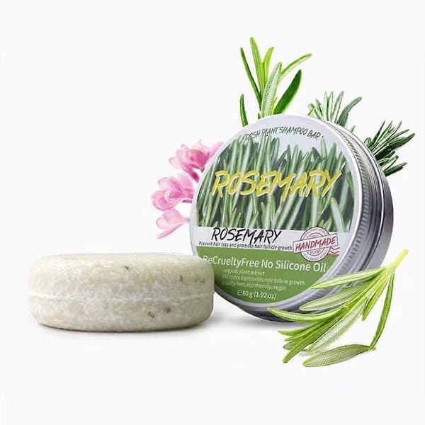 Rosmarin Shampoo Bar 100g Fast Sæbe Til Forebyggelse Af Hårtab Og Hårsække box soap