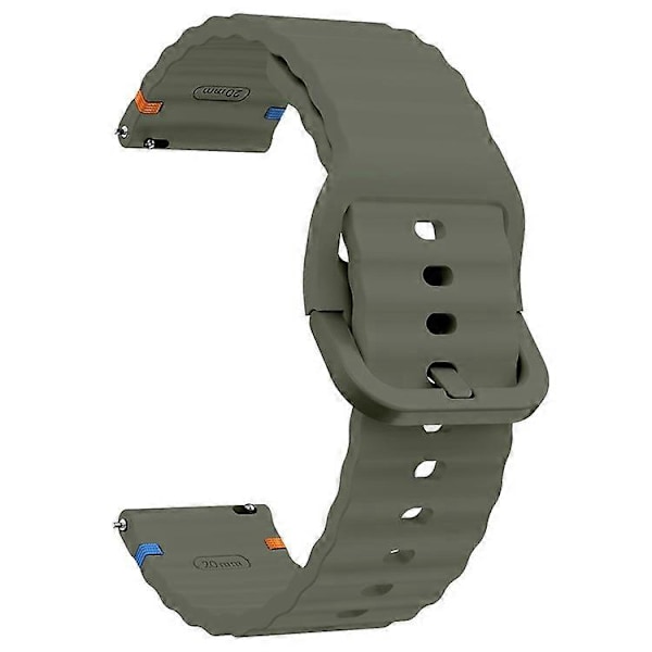22mm silikoniranneke yhteensopiva Xiaomi Watch S4 Sport / Redmi Watch 5 Active Wave Design -älykellon rannekkeen kanssa Turquoise