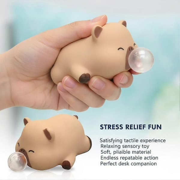 Bubbelpoppande fidgetleksak - Kläm och tryck bubbla sensorisk stresslindring för barn C
