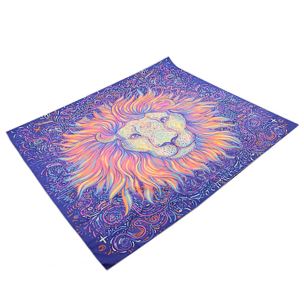 Blacklight Gobelin Dyre Stil Blød Hudvenlig Selvlysende i Mørke UV Reaktiv Gobelin til Soveværelse Fest Kontor Dyre Stil 200x150cm/78.7x59.1in