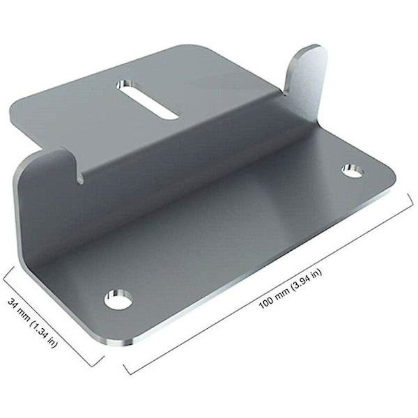 Solcellepanelklemme Aluminiumlegering Monteringsbrakett med Skruer og Muttere for Bobil Båttak 4 Stykker