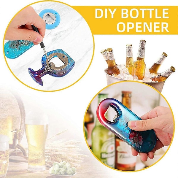50 Set Flasköppnarinsats DIY Flasköppnare Hårdvara Metall Flasköppnare Hårdvara Ölflasköppnare