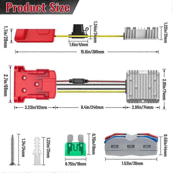 18V - 12V Muunnin