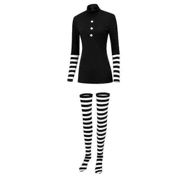 Xiong Xiongs Harem 2 Clown Puppet Klänningsset Cosplay Halloween Karneval Performance Kostym M