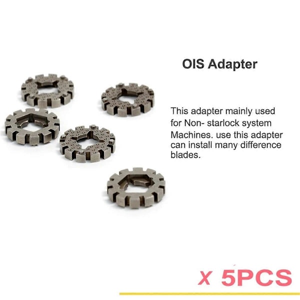 5 st Oscillerande Såg Adaptrar Cirkelsåg Stjärnlås Adapter Universal Snabbkoppling