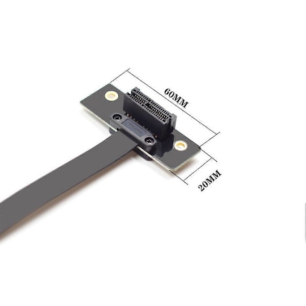PCIE PCI -nousukortti PCI-E -nousukortti PCIE X1 -jatkokaapeli emolevyn laajennusmuunninadapterille