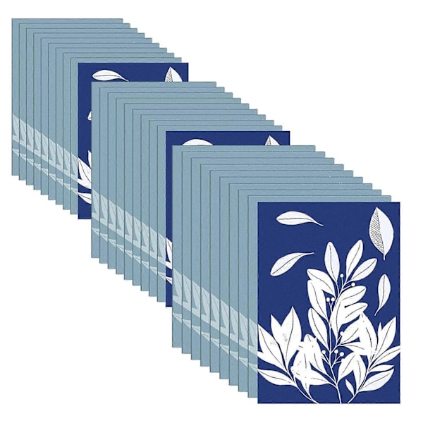 50 Ark Fotopapir Cyanotype Papir A4 A5 A6 Soltegne Papir